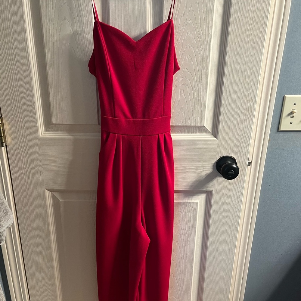 Emerald Sundae Red Jumpsuit